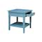 International Concepts Rectangle Spencer End Table, 24 W, 24 in L, 25 in H, Wood, Antique Rubbed Ocean Blue OT32-8E - alternate 9